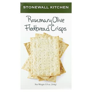 Stonewall Kitchen, Rosemary Olive Flatbread Crisps, 5.8 oz (164 g)