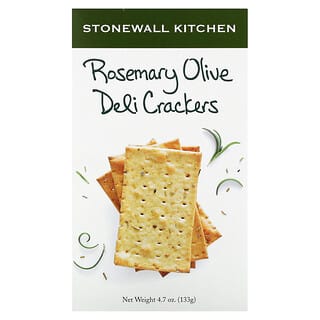 Stonewall Kitchen, Deli Crackers, oliwka z rozmarynem, 133 g