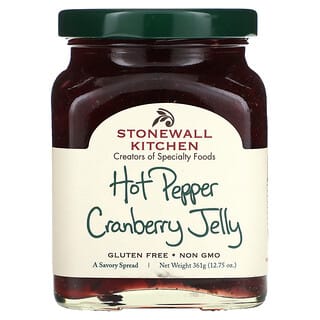 Stonewall Kitchen, Hot Pepper Cranberry Jelly, Pfeffer-Cranberry-Gelee, mittel, 361 g (12,75 oz.)