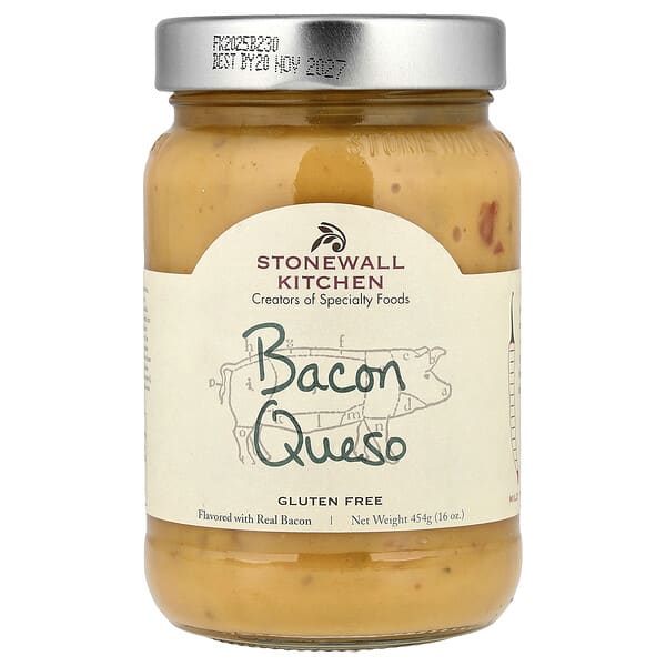 Stonewall Kitchen, Bacon Queso, Mild, 16 oz (454 g)