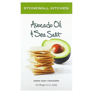 Stonewall Kitchen, Down East Crackers, масло авокадо и морская соль, 125 г (4,4 унции)