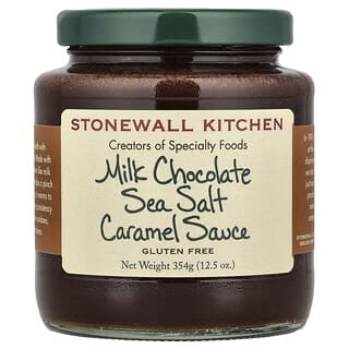 Stonewall Kitchen, 밀크 초콜릿 바다 소금 캐러멜 소스, 354g(12.5oz)
