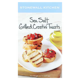 Stonewall Kitchen, Tostadas Crostini a la parrilla con sal marina`` 127,6 g (4,5 oz)