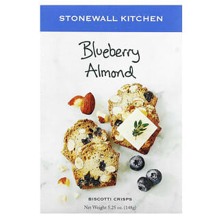 Stonewall Kitchen, Biscotti Crisps, Blueberry Almond, 5.25 oz (148 g)