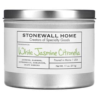 Stonewall Kitchen‏, Home Candle, יסמין לבן ציטרונלה, 311 גרם (11 אונקיות)