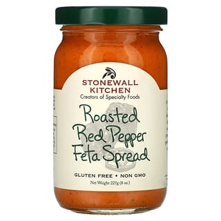 Stonewall Kitchen, Roasted Red Pepper Feta Spread, gerösteter Roter-Pfeffer-Feta-Aufstrich, 227 g (8 oz.)