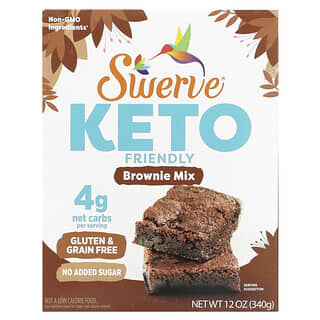 Swerve, Dulces, Mezcla para brownies, 340 g (12 oz)