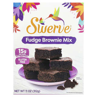 Swerve, Miscela per brownie fondente, 312 g
