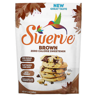 Swerve, Le sucre brun de substitution par excellence, brun, 12 oz (340 g)
