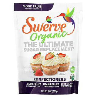 Swerve, El mejor reemplazo del azúcar orgánico, Productos para repostería, 227 g (8 oz)