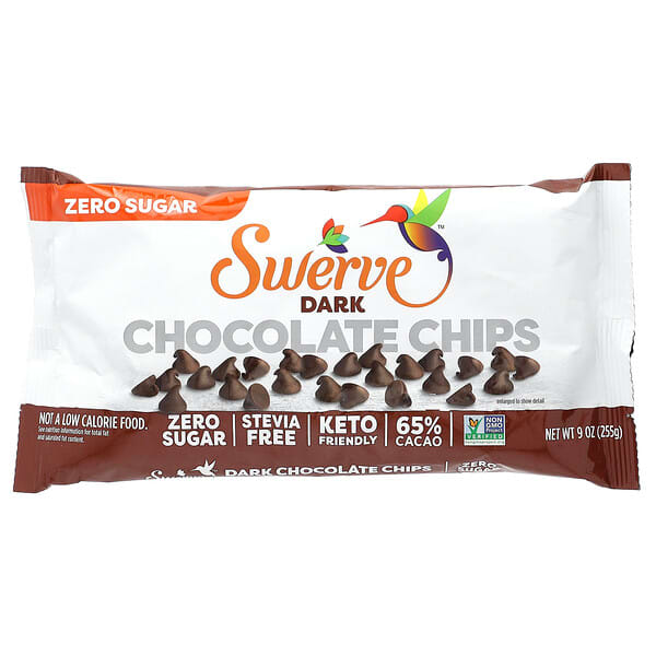 Swerve‏, Dark Chocolate Chips , 9 oz (255 g)