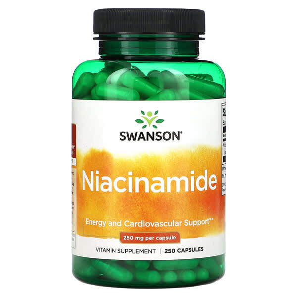 Swanson, Niacinamide, 250 Mg, 250 Capsules