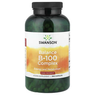 Swanson, Balance B-100 Complex, High Potency, 300 Capsules