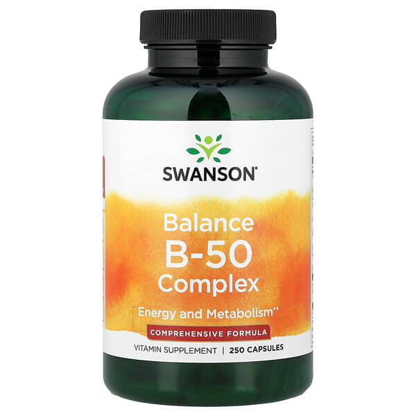 Swanson Vitamins, Balance B-50 Complex, 250 Capsules