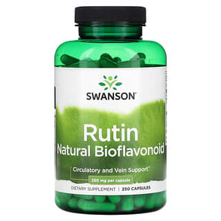Swanson, Rutine, Bioflavonoïde naturel, 250 mg, 250 capsules