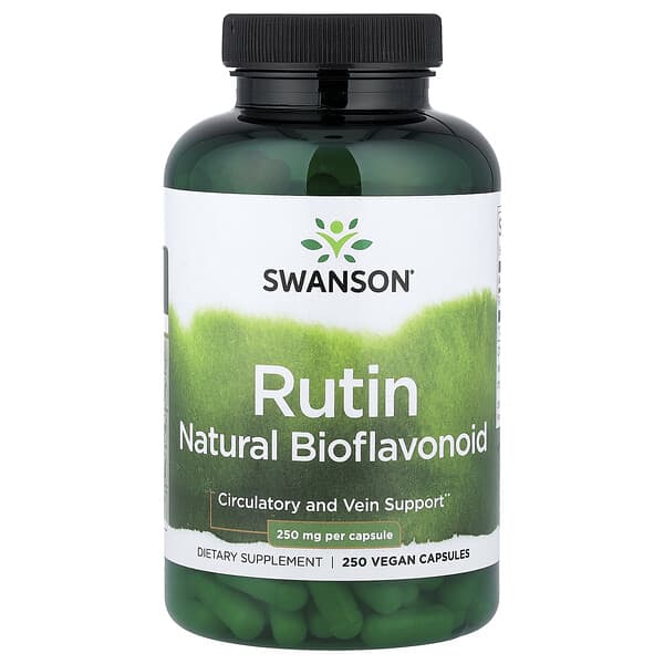 Rutin, Natural Bioflavonoid, 250 mg, 250 Vegan Capsules