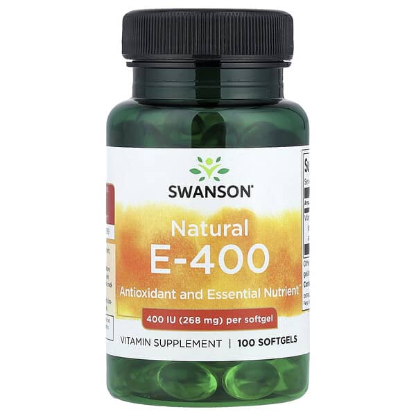 Natural E-400, 268 mg (400 IU), 100 Softgels