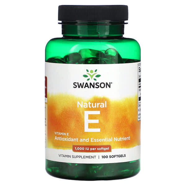 Natural E, 1000 IU, 100 Softgels