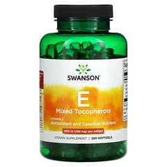 Swanson, Vitamin E Mixed Tocopherols, 400 IU (268 mg), 250 Softgels