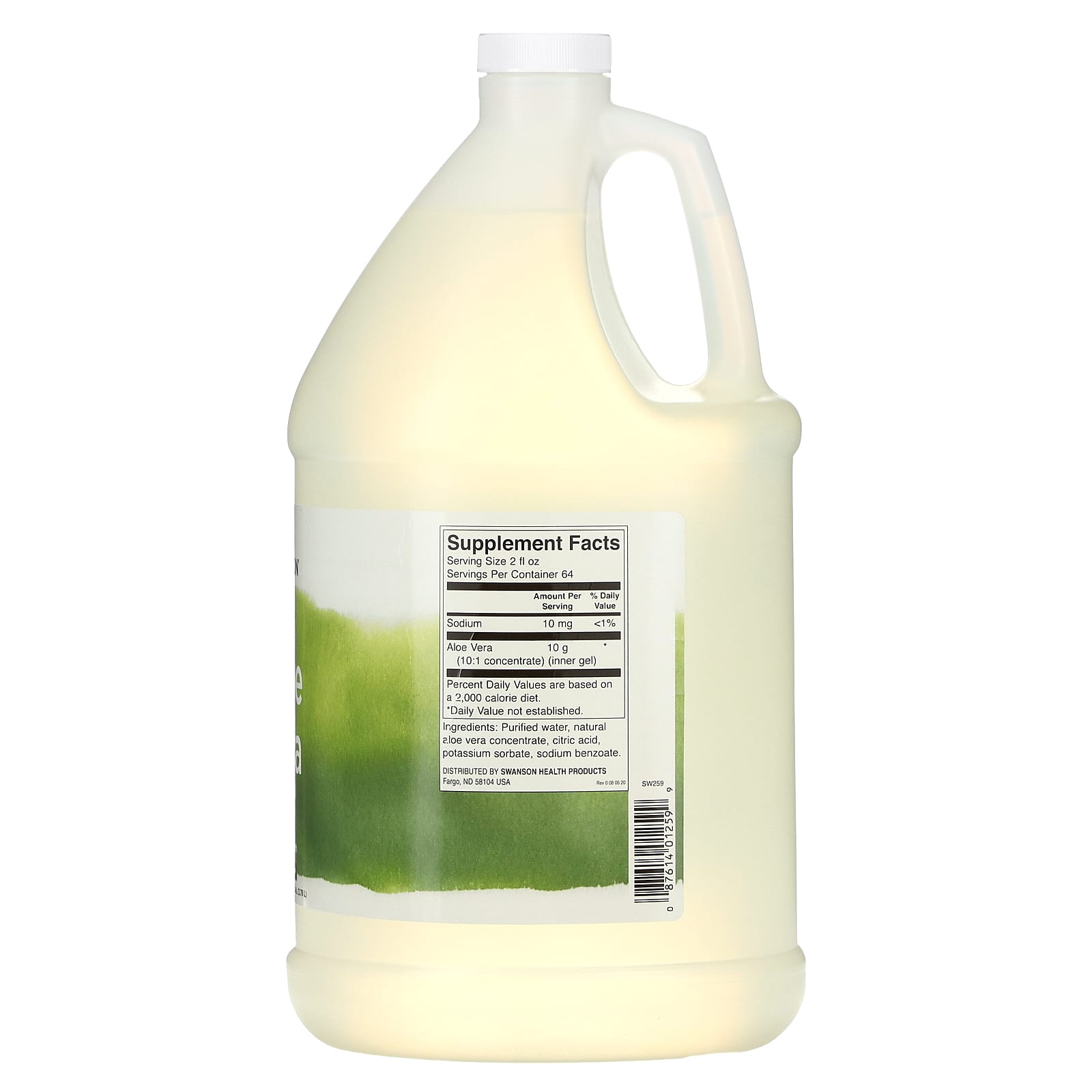 Swanson, Aloe Vera, 1 Gal (3.78 l)