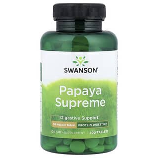 Swanson, Papaye suprême, 50 mg, 300 comprimés
