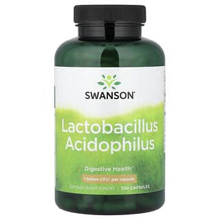 Swanson, Lactobacillus Acidophilus, 1 Bilhão de UFCs, 250 Cápsulas