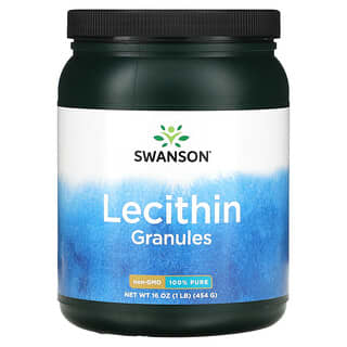 Swanson, Gránulos de lecitina`` 454 g (1 lb)