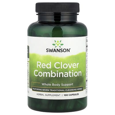 Swanson, Red Clover Combination, 100 Capsules
