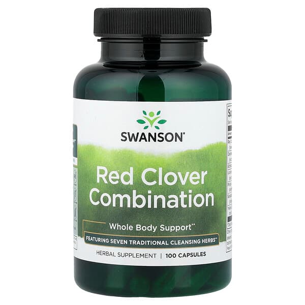 Swanson Vitamins, Red Clover Combination, 100 Capsules