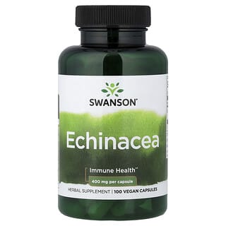 Swanson, Echinacea, 400 mg, 100 kapslí
