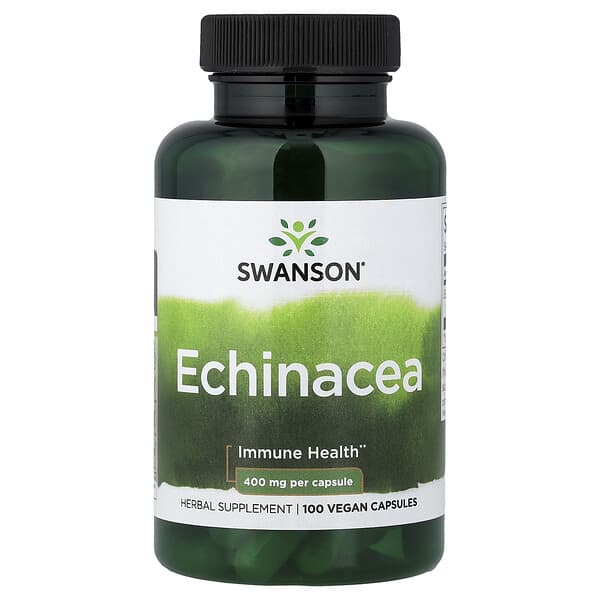 Echinacea, 400 mg, 100 Vegan Capsules
