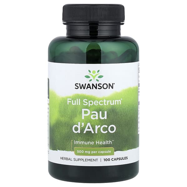 Full Spectrum® Pau d'Arco, 500 mg, 100 Capsules