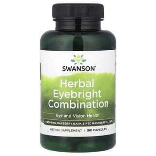 Swanson, Combinaison d'euphraise à base de plantes, 100 capsules