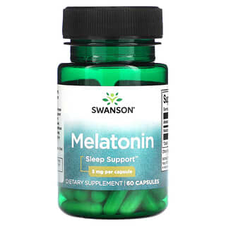 Swanson, Melatonin, 3 mg, 60 Capsules