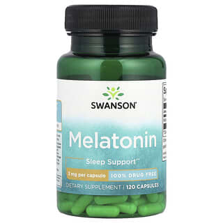 Swanson, Mélatonine, 3 mg, 120 capsules