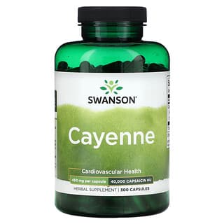Swanson, Cayenne, 450 mg, 300 Capsules