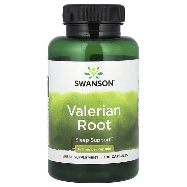 Swanson, Valerian Root, 475 mg, 100 Capsules