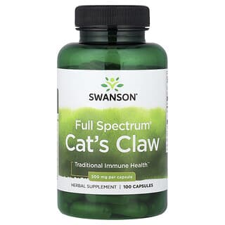Swanson, Full Spectrum® Cat's Claw, Katzenkralle, 500 mg, 100 Kapseln