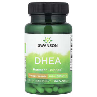 Swanson, DHEA, Khasiat Tinggi, 25 mg, 120 Kapsul