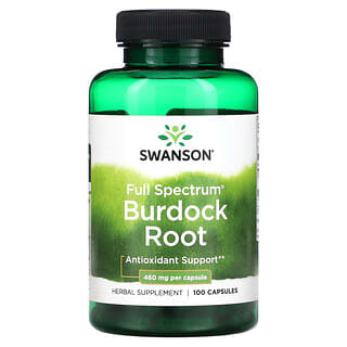 Swanson, Full Spectrum Burdock Root, 460 mg, 100 Capsules