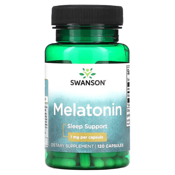Swanson, Melatonin, 1 mg, 120 Capsules