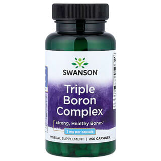 Swanson Vitamins, Triple Boron Complex, 3 mg , 250 Capsules