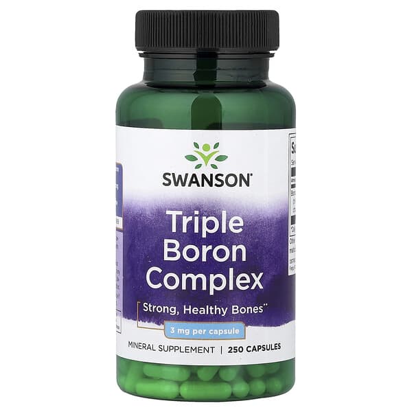 Triple Boron Complex, 3 mg, 250 Capsules