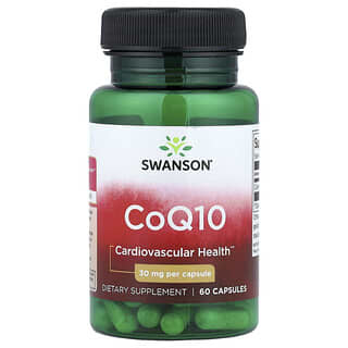سوانسون‏, الإنزيم المساعد Q10 ، 30 ملجم ، 60 كبسولة