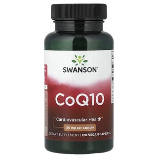 Swanson, CoQ10, 30 mg, 120 kapsler