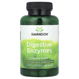 Swanson, Enzimas digestivas, 180 comprimidos