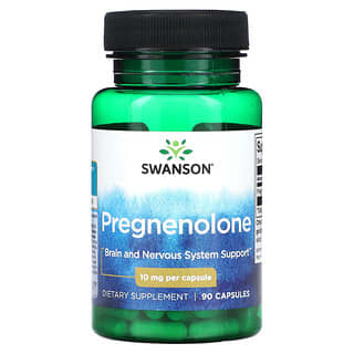 Swanson, Prégnénolone, 10 mg, 90 capsules