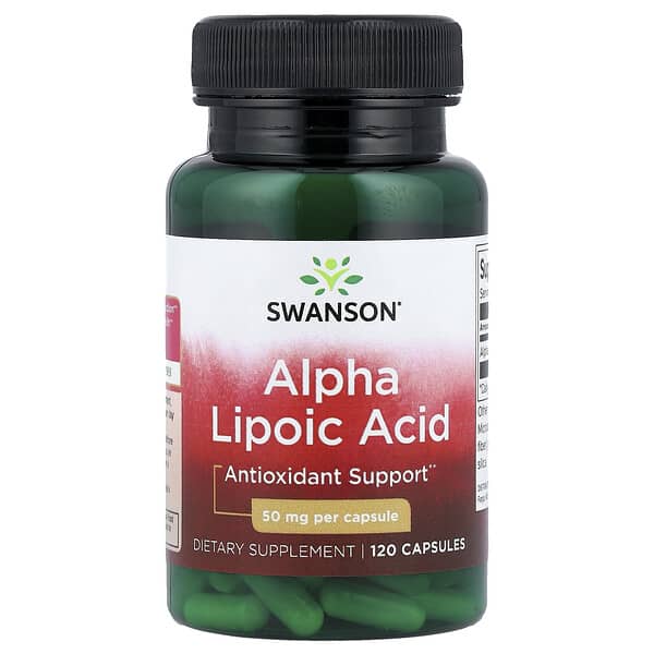 Alpha Lipoic Acid, 50 mg, 120 Capsules