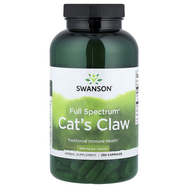 Full Spectrum® Cat's Claw, 250 Capsules (500 mg per Capsule)