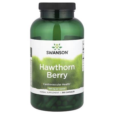 Swanson, Hawthorn Berry, 565 mg, 250 Capsules